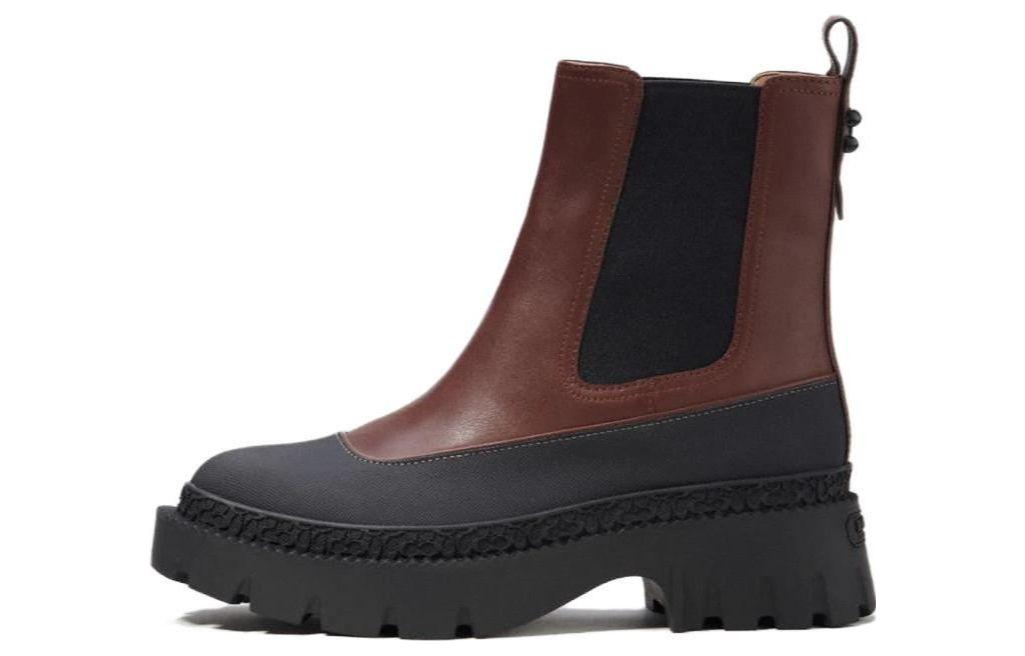 (W) Coach Chelsea Boot 'Deep Brown'