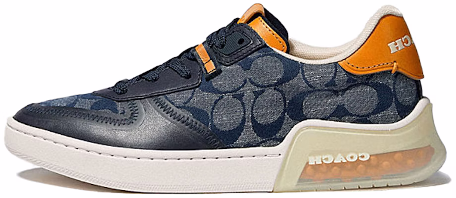 COACH蔻驰 CitySole Citysole Court 皮革 標誌錢布雷布 時尚板鞋 女款 牛仔藍 Buy COACH蔻驰 CitySole Citysole Court 皮革 標誌錢布雷布 時尚板鞋 女款 牛仔藍