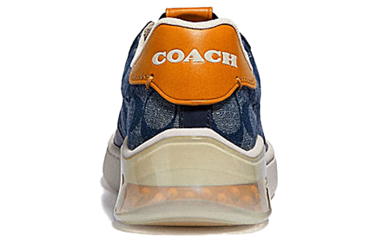 Purchase COACH蔻驰 CitySole Citysole Court 皮革 標誌錢布雷布 時尚板鞋 女款 牛仔藍