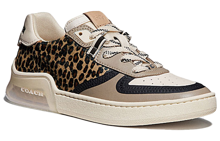 Lookbook COACH Citysole藍球場 運動鞋 女款 豹紋