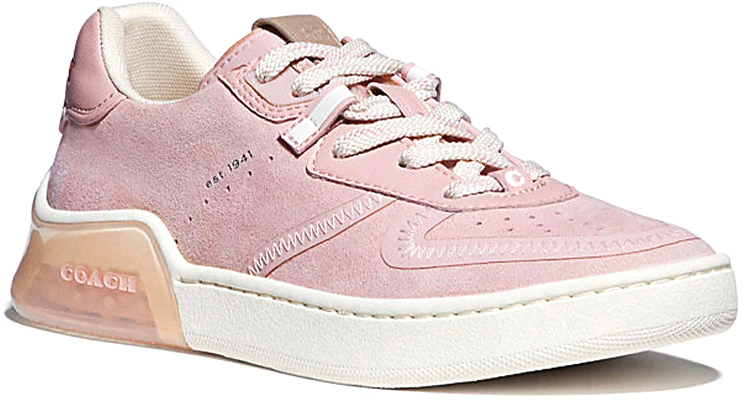 COACH Citysole Court 絨面革 運動鞋 女款 粉色 Order COACH Citysole Court 絨面革 運動鞋 女款 粉色