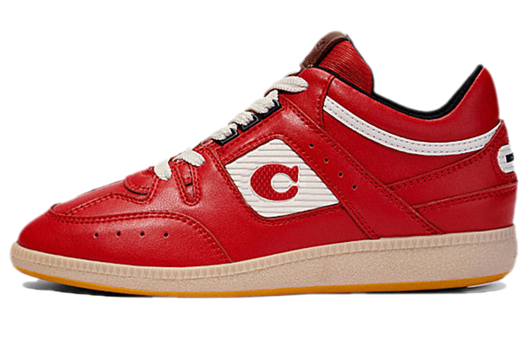 (W) Coach Citysole Mid Top 'Red Leather'