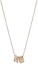Order (W) Kalung COACH Logo Klasik Wanita, Rose Gold. C9446-OZA