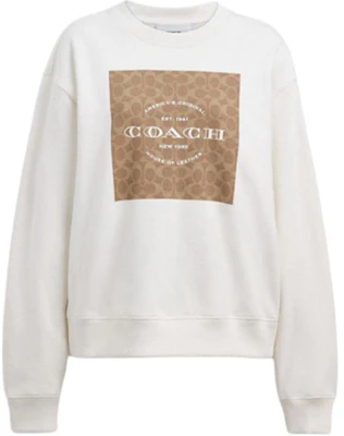 (W) Coach 經典白色長袖棉質運動衫 CCA93_WHT CCA93-WHT Buy (W) Coach 經典白色長袖棉質運動衫 CCA93_WHT CCA93-WHT