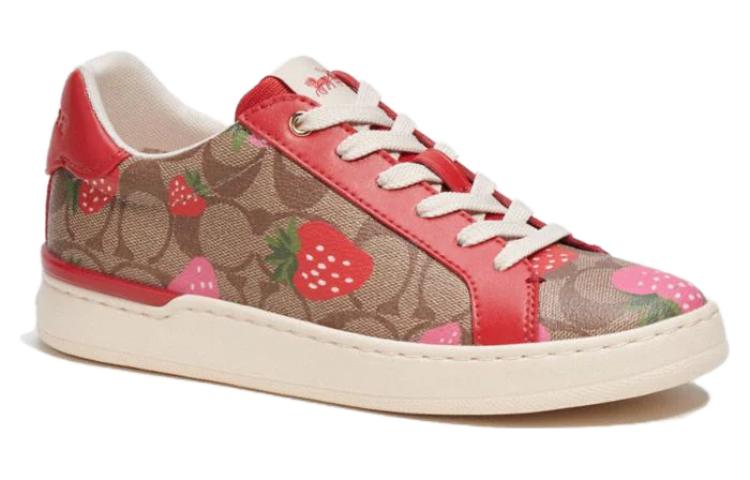 (W) Coach Clip Low Top 'Red Leather' 圖 3