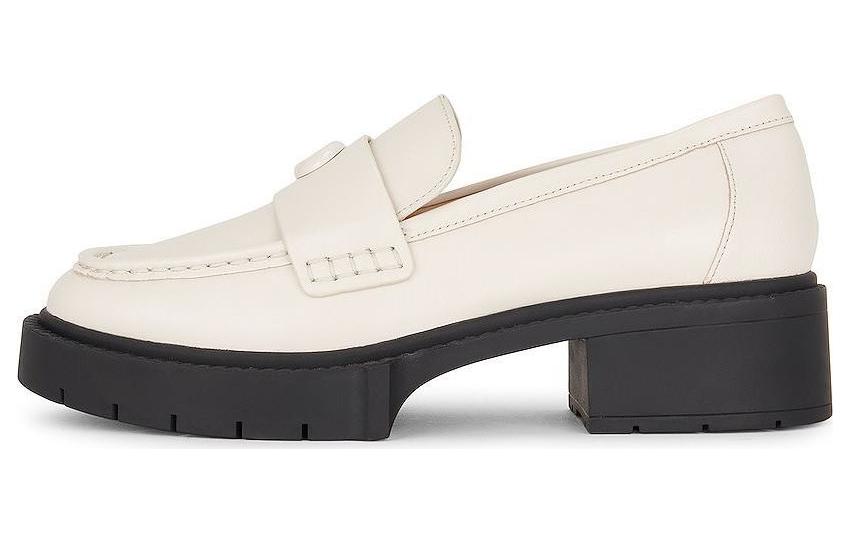 Buy (W) Coach Loafer Kasual Nyaman '5cm Putih' COAH_WZ142