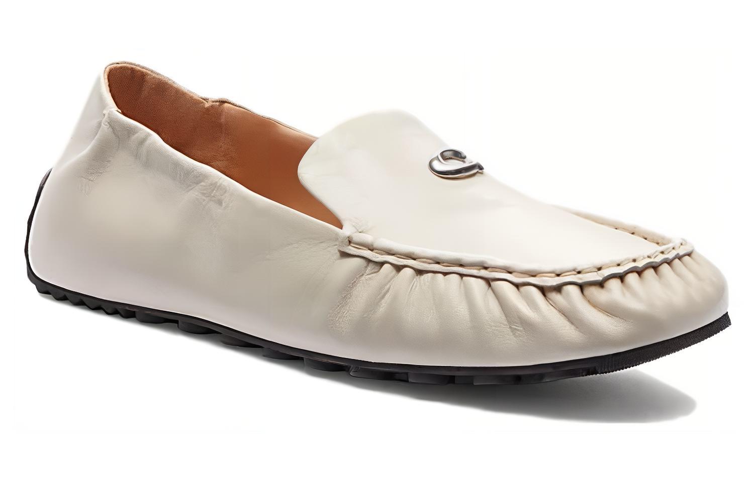 Order (W) コーチ快適ローファー (ホワイト) CP918_CHK