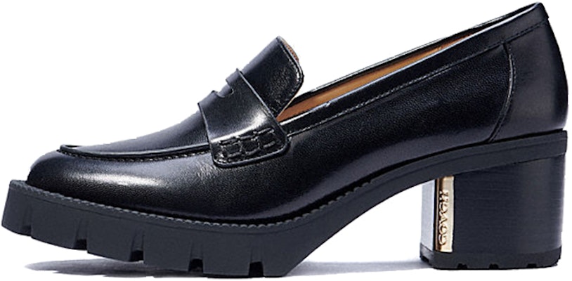 (W) 蔻驰 Cora 黑色高跟乐福鞋 C5908_BLK Buy (W) 蔻驰 Cora 黑色高跟乐福鞋 C5908_BLK