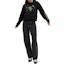 Lookbook (Women) COACH Cosmic Coach Black Hoodie with Raglan Sleeves FW24. CX181-BLK