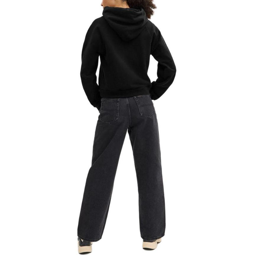 Shop (Women) COACH Cosmic Coach  Black Hoodie with Raglan Sleeves FW24. CX181-BLK