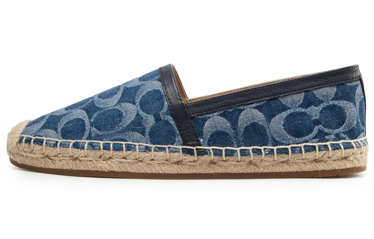 (Women) Coach Denim Espadrille Slip-On 'Blue' CA485_DWP