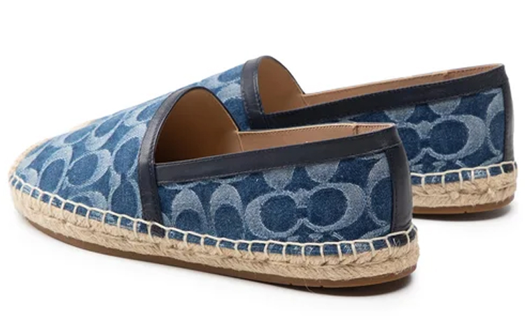 (W) Coach Denim Espadrille Slip-On 'Blue' 圖 3