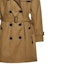 Sizing (Women) COACH Double-Breasted Trench Coat Khaki Monogram Long Sleeve. 89627-EAL