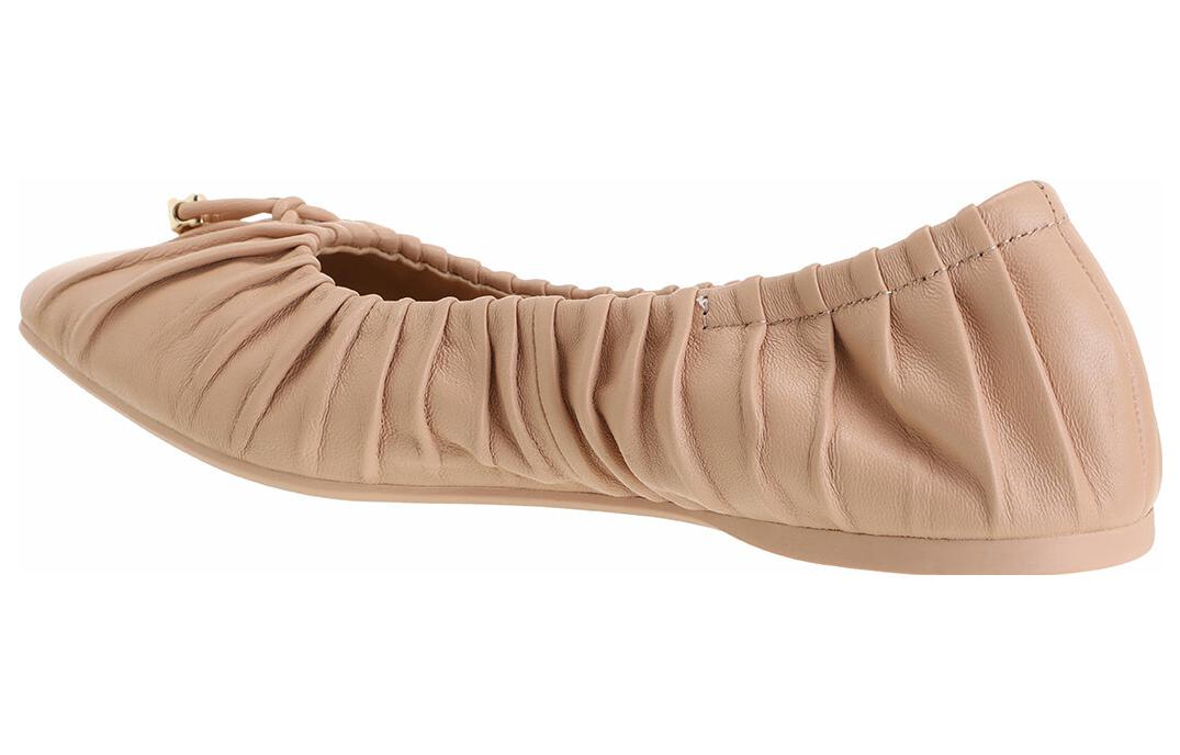 Shop (W) Coach Eleanor 'Flat Balerina Kulit Merah Muda' C6755_T19