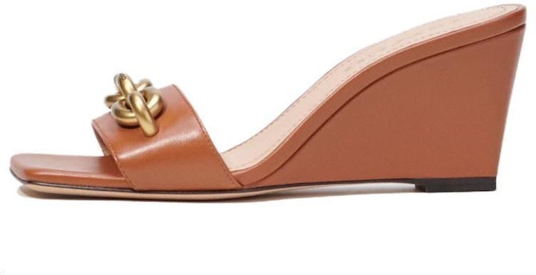(Women) Coach Elise Wedge 'Black Leather One-Strap Slides' CK001_BAR Buy (Women) Coach Elise Wedge 'Black Leather One-Strap Slides' CK001_BAR