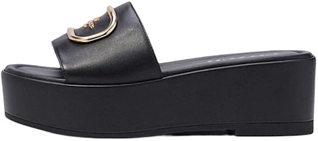(Women) Coach Eloise 'Black Leather Platform' CI063_BLK (Women) Coach Eloise 'Black Leather Platform' CI063_BLK