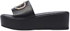 Buy (W) Coach Eloise ''Plateforme en Cuir Noir'' CI063_BLK