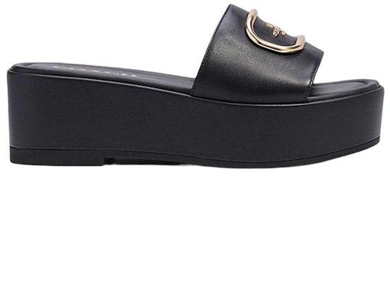 (W) Coach Eloise ''Plateforme en Cuir Noir'' CI063_BLK Order (W) Coach Eloise ''Plateforme en Cuir Noir'' CI063_BLK