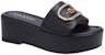 (W) Coach Eloise 'Platform Kulit Hitam' CI063_BLK