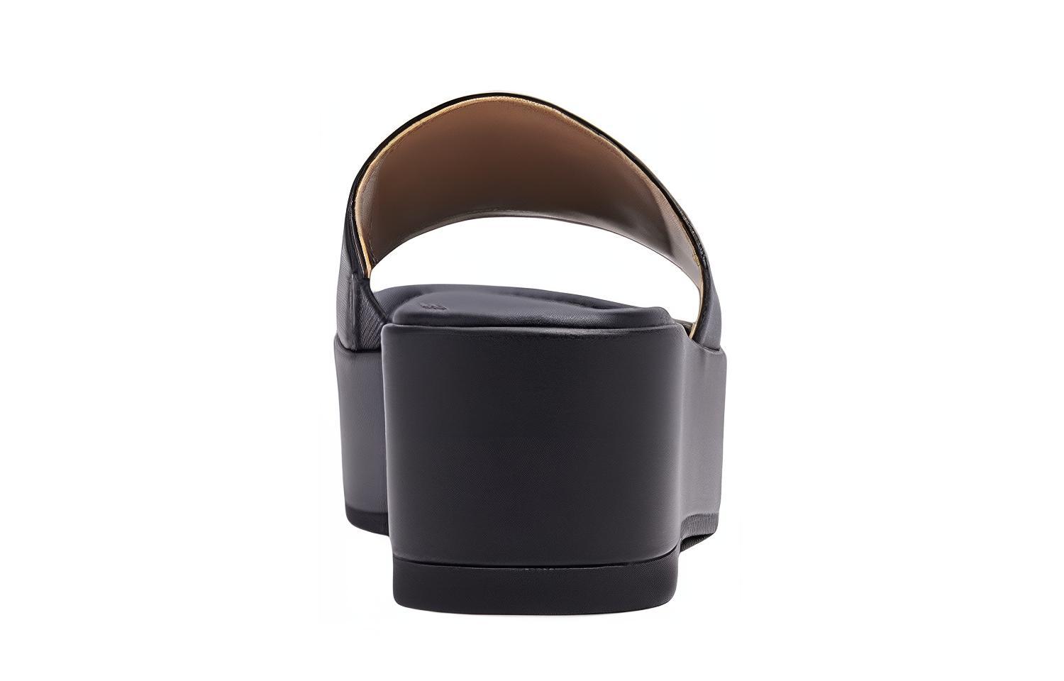 Purchase (W) Coach Eloise ''Plateforme en Cuir Noir'' CI063_BLK