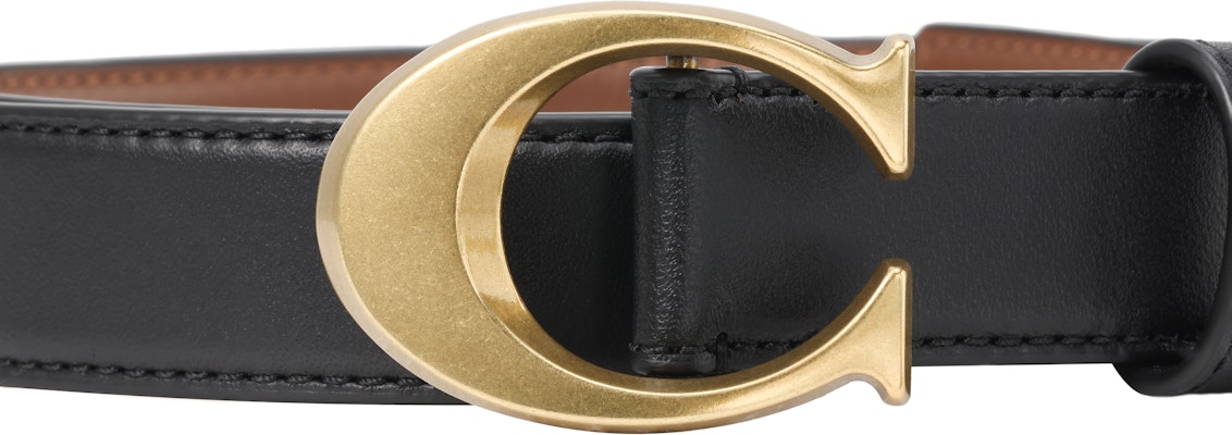 (W) COACH 壓紋字母可翻轉PVC皮革腰帶 黑色/棕色 2.5cm 83960-B4FD7 Shop (W) COACH 壓紋字母可翻轉PVC皮革腰帶 黑色/棕色 2.5cm 83960-B4FD7