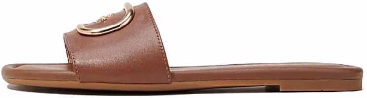 (Women) Coach Flat Sandal 'Deep Brown Fashion Slide' CI031_CWH (Women) Coach Flat Sandal 'Deep Brown Fashion Slide' CI031_CWH