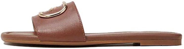 (Women) Coach Flat Sandal 'Deep Brown Fashion Slide' CI031_CWH (Women) Coach Flat Sandal 'Deep Brown Fashion Slide' CI031_CWH