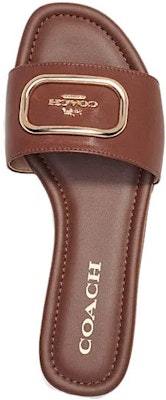 (Women) Coach Flat Sandal 'Deep Brown Fashion Slide' CI031_CWH Lookbook (Women) Coach Flat Sandal 'Deep Brown Fashion Slide' CI031_CWH
