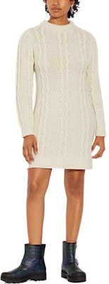 (W) 코치 FW22 베이지 케이블 니트 롱슬리브 스웨터 드레스 CF015-CRM Lookbook (W) 코치 FW22 베이지 케이블 니트 롱슬리브 스웨터 드레스 CF015-CRM