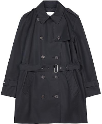 (Women) COACH FW22 Black Double-Breasted Trench Coat with Belt. C8771-BLK Buy (Women) COACH FW22 Black Double-Breasted Trench Coat with Belt. C8771-BLK