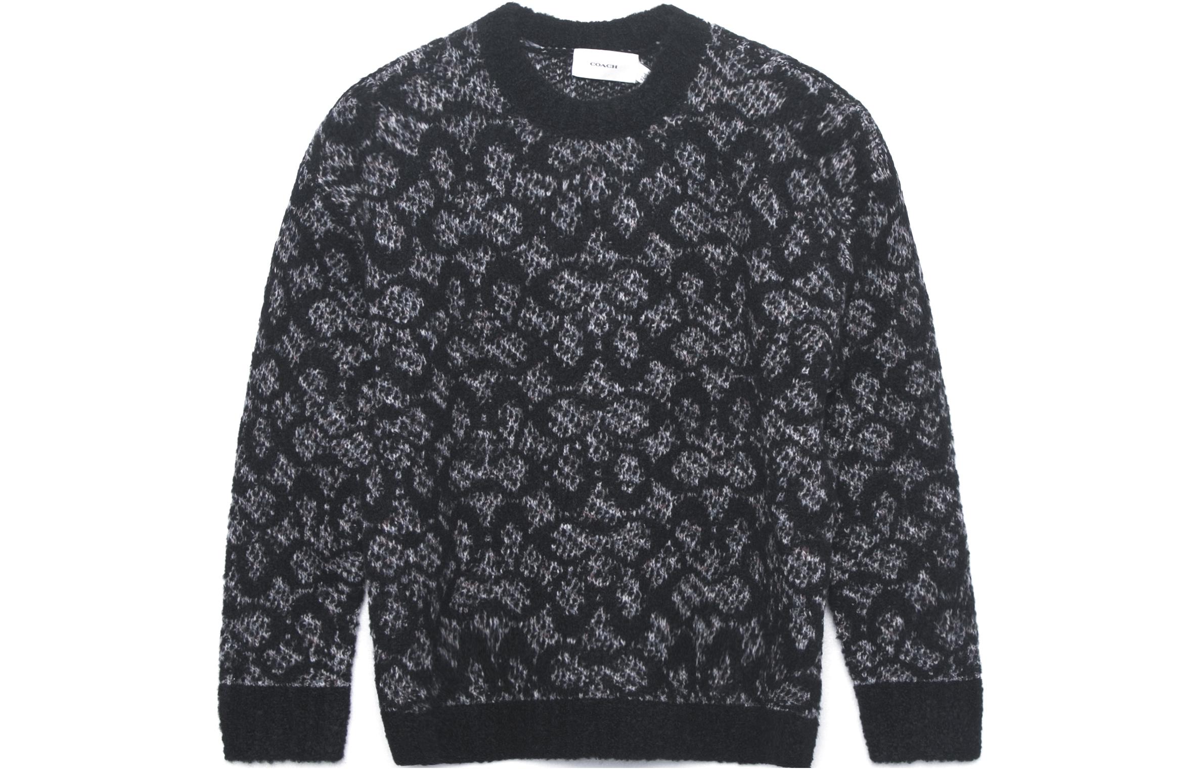 Order (Women) COACH FW22  Black Loose Fit Graphic Print Long Sleeve Sweatshirt CF886-BK-BR