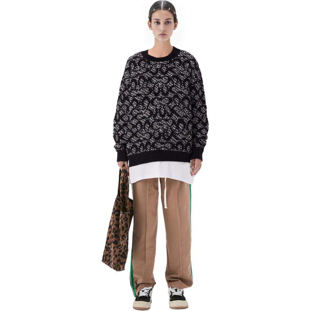 Shop (Women) COACH FW22  Black Loose Fit Graphic Print Long Sleeve Sweatshirt CF886-BK-BR