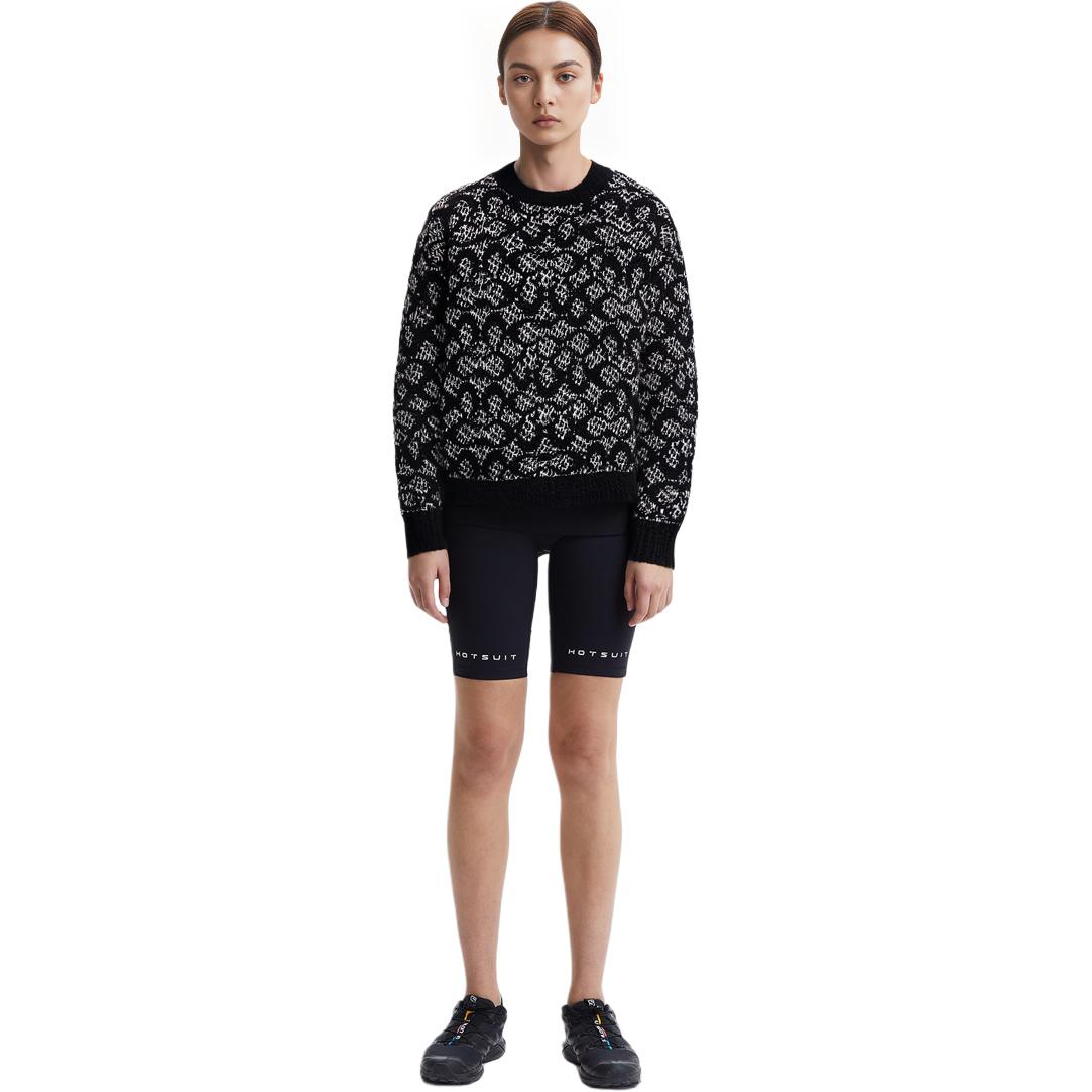 Purchase (Women) COACH FW22  Black Loose Fit Graphic Print Long Sleeve Sweatshirt CF886-BK-BR