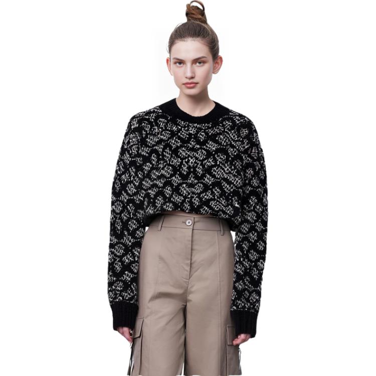 Details for (Women) COACH FW22  Black Loose Fit Graphic Print Long Sleeve Sweatshirt CF886-BK-BR