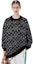 Sizing (Women) COACH FW22 Black Loose Fit Graphic Print Long Sleeve Sweatshirt CF886-BK-BR