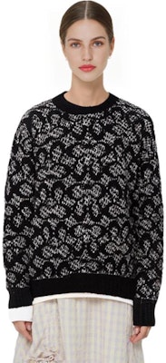 (Women) COACH FW22 Black Loose Fit Graphic Print Long Sleeve Sweatshirt CF886-BK-BR Cheap (Women) COACH FW22 Black Loose Fit Graphic Print Long Sleeve Sweatshirt CF886-BK-BR