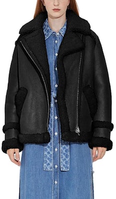 (W) CHAQUETA PILOTO COLOR SÓLIDO COACH FW22 CASUAL. CE398-NA-IY Sizing (W) CHAQUETA PILOTO COLOR SÓLIDO COACH FW22 CASUAL. CE398-NA-IY