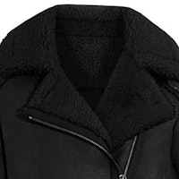 (W) COACH FW22 Jaket Pilot Kasual Warna Solid. CE398-NA-IY Cheap (W) COACH FW22 Jaket Pilot Kasual Warna Solid. CE398-NA-IY