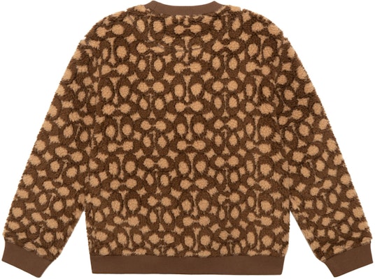 (Women) COACH FW22 Colorblock Crewneck Pullover Sweatshirt Brown. C6550-SXR Lookbook (Women) COACH FW22 Colorblock Crewneck Pullover Sweatshirt Brown. C6550-SXR