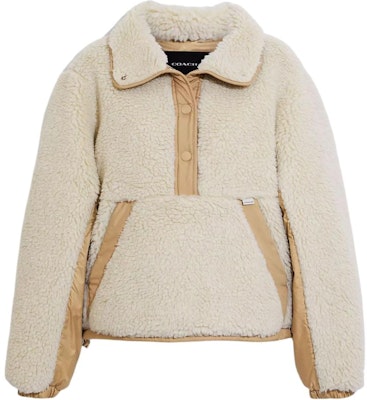 (W) COACH FW22 對比領夾克 - 米白色. CE407-CRM Buy (W) COACH FW22 對比領夾克 - 米白色. CE407-CRM