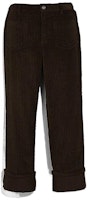 (Women) COACH FW22 Corduroy Casual Straight Pants in Dark Walnut. C5545-N08 (Women) COACH FW22 Corduroy Casual Straight Pants in Dark Walnut. C5545-N08