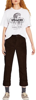 (W) コーチ FW22 コーデュロイ カジュアル ストレートパンツ ダークウォルナット. C5545-N08 Lookbook (W) コーチ FW22 コーデュロイ カジュアル ストレートパンツ ダークウォルナット. C5545-N08