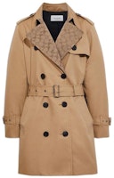 (Women) COACH FW22 Double-Breasted Belted Trench Coat in Khaki. C8763-EAL (Women) COACH FW22 Double-Breasted Belted Trench Coat in Khaki. C8763-EAL