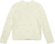 Lookbook (Women) COACH FW22 Ivory Heart Pattern Cashmere Sweater Pullover. CG616-IVO