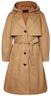 (W) COACH FW22 淺棕色菱格紋腰帶風衣外套. C6543-EAL Buy (W) COACH FW22 淺棕色菱格紋腰帶風衣外套. C6543-EAL