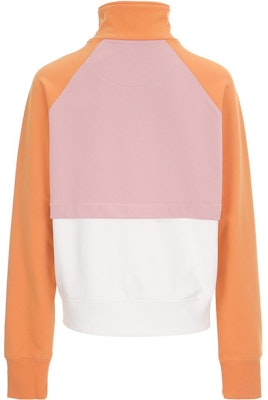 (Women) COACH FW22 Orange Logo Print Colorblock Long-Sleeve Sweatshirt. 1540-MTI Lookbook (Women) COACH FW22 Orange Logo Print Colorblock Long-Sleeve Sweatshirt. 1540-MTI