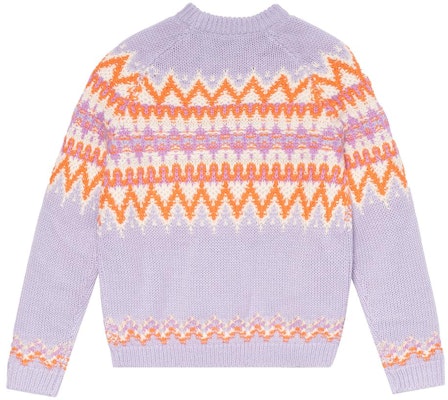 (W) 코치 FW22 패턴 자카드 스키 니트 스웨터 라일락 퍼플. CE892-LIL Lookbook (W) 코치 FW22 패턴 자카드 스키 니트 스웨터 라일락 퍼플. CE892-LIL