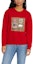 Lookbook (Women) COACH FW22 Red Ski Graphic Logo Crewneck Sweatshirt. CE457-RED
