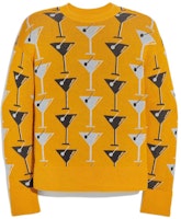 (Women) COACH FW22 Yellow Geometric Pattern Knit Sweater Long Sleeve. 1163-YLW (Women) COACH FW22 Yellow Geometric Pattern Knit Sweater Long Sleeve. 1163-YLW