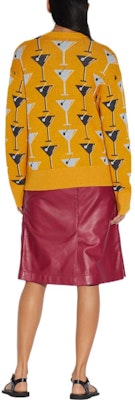 (W) 코치 FW22 옐로우 기하학 패턴 니트 스웨터 긴팔. 1163-YLW Shop (W) 코치 FW22 옐로우 기하학 패턴 니트 스웨터 긴팔. 1163-YLW